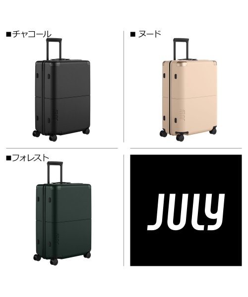 JULY ジュライ キャリーケース スーツケース キャリーバッグ チェックト ラゲージ メンズ レディース 80L 機内持ち込み 大容量 CHECKED LUG ジュライ JULY CHECKED