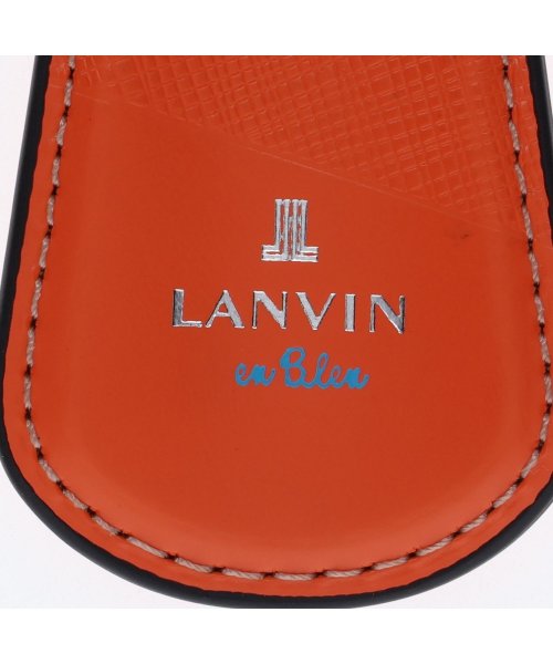 LANVIN en Bleu(ランバン オン ブルー)/ ランバンオンブルー LANVIN en Bleu キーホルダー キーリング メンズ レディース 革 4連 KEY HOLDER ブラック ブルー オレンジ 黒/img05
