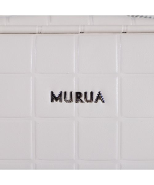 MURUA(ムルーア)/ ムルーア MURUA ショルダーバッグ バッグ レディース 斜め掛け 小さめ SHOULDER BAG ブラック アイボリー シルバー 黒 MR－B1175/img10