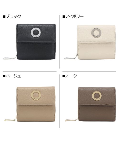 MERCURYDUO(マーキュリーデュオ)/ マーキュリーデュオ MERCURYDUO 財布 三つ折り ミニ財布 レディース 軽い MINI WALLET ブラック アイボリー ベージュ ブラウン 黒 9/img02