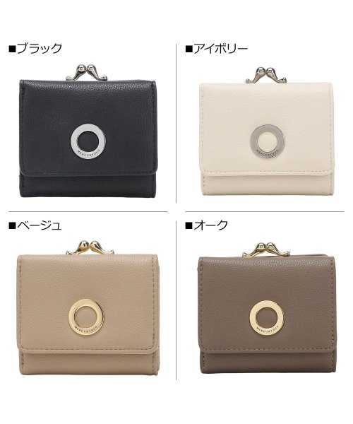 MERCURYDUO(マーキュリーデュオ)/ マーキュリーデュオ MERCURYDUO 財布 三つ折り ミニ財布 レディース がま口 軽い MINI WALLET ブラック アイボリー ベージュ ブラウン/img02