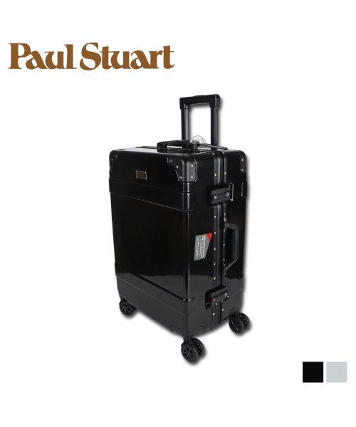 ポールスチュアート Paul Stuart キャリーケース スーツケース キャリーバッグ メンズ Mサイズ 大型 大容量 53L CARRY CASE ブラッ Paul Stuart ポールスチュアート 5cm CARRY CASE