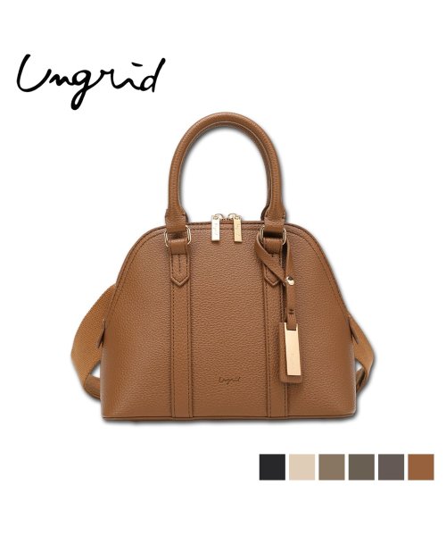 Ungrid(アングリッド)/ アングリッド Ungrid バッグ ショルダーバッグ ハンドバッグ レディース 斜め掛け 軽量 小さめ WIDE SHOULDER HANDBAG ブラック /img01