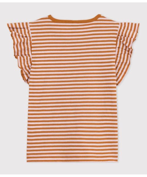 PETIT BATEAU(プチバトー)/スラブジャージボーダー半袖Ｔシャツ/img03