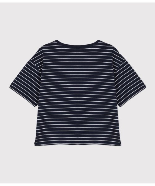 PETIT BATEAU(プチバトー)/ボクシーボーダー半袖Ｔシャツ/img02