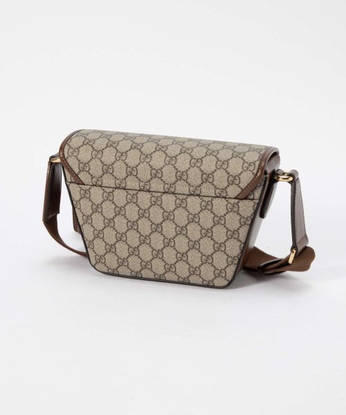 GUCCI(グッチ)/グッチ GUCCI 715767 92THG ショルダーバッグ メンズ バッグ ミニショルダー GGスプリーム キャンバス 斜め掛け BEIGE GG SUPR/img01