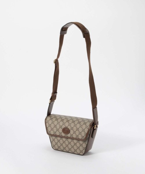 GUCCI(グッチ)/グッチ GUCCI 715767 92THG ショルダーバッグ メンズ バッグ ミニショルダー GGスプリーム キャンバス 斜め掛け BEIGE GG SUPR/img03