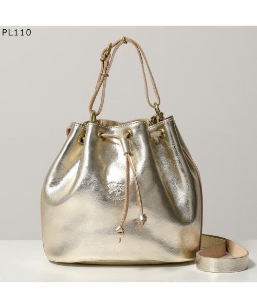 IL BISONTE ショルダーバッグ BBU001 レザー 巾着 BBU001 IL BISONTE ショルダーバッグ レザー