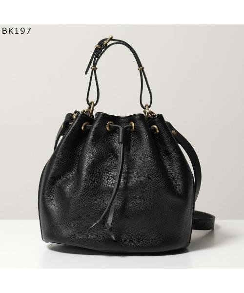 IL BISONTE ショルダーバッグ BBU001 レザー 巾着 BBU001 IL BISONTE ショルダーバッグ レザー