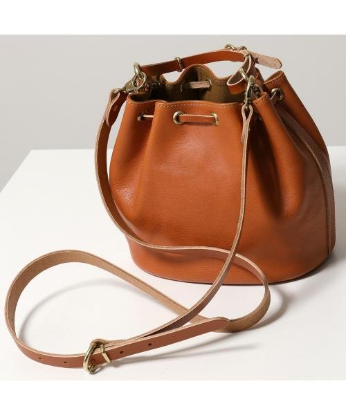 IL BISONTE ショルダーバッグ BBU001 レザー 巾着 BBU001 IL BISONTE ショルダーバッグ レザー