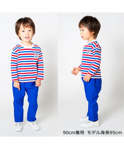 moujonjon(ムージョンジョン)/【子供服】 moujonjon (ムージョンジョン) ボーダー長袖Ｔシャツ 80cm～140cm M12803/img07