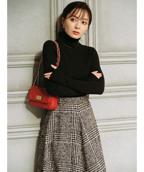 セール】ウールチェックツイードフレアスカート(505812306) | ア  