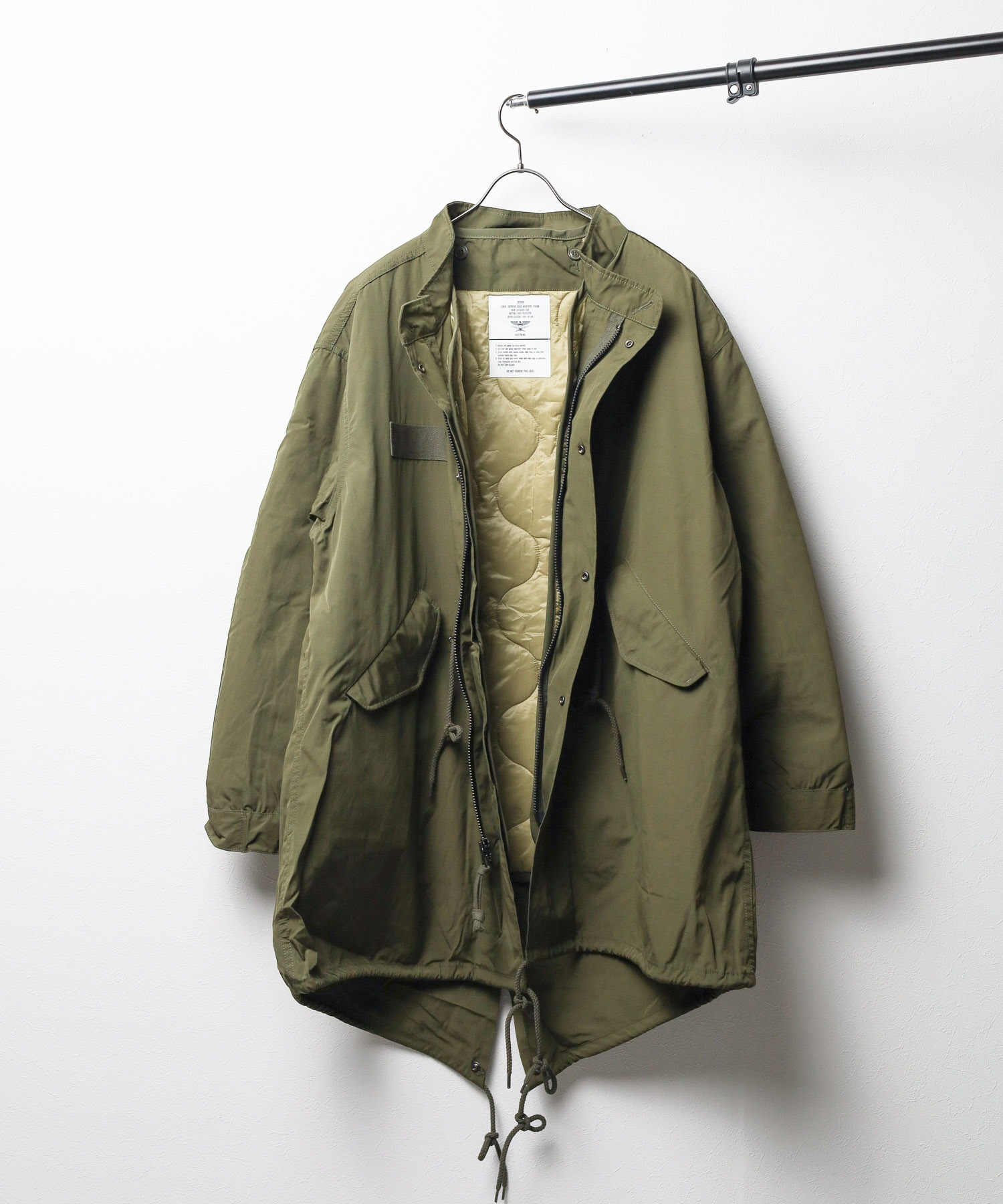 W】【51127】【it】【HOUSTON / ヒューストン】3WAY M－65 PARKA