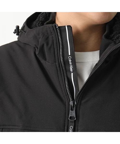 Calvin Klein ジャケット CM105270 ボア フード Calvin Klein ジャケット CM105270 ボア