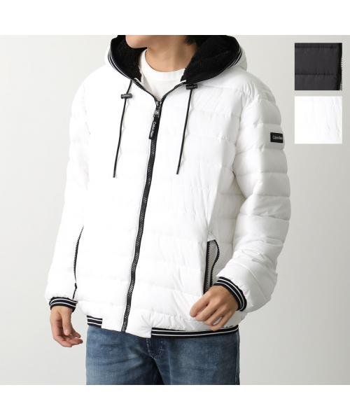 Calvin Klein 中綿ジャケット CM155956 フード ボア Calvin Klein 中綿ジャケット CM155956 フード