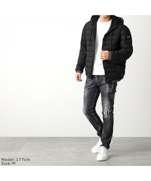 Calvin Klein 中綿ジャケット CM155956 フード ボア Calvin Klein 中綿ジャケット CM155956 フード