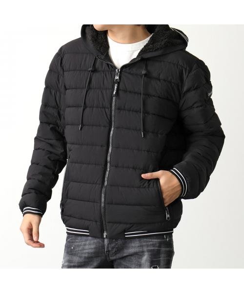 Calvin Klein 中綿ジャケット CM155956 フード ボア Calvin Klein 中綿ジャケット CM155956 フード