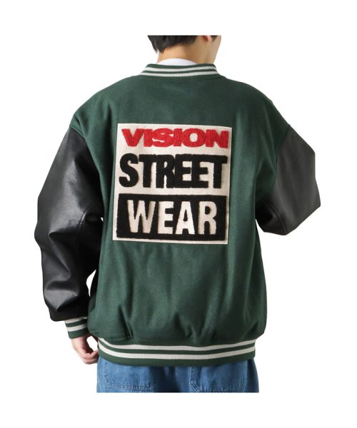 MAC HOUSE(men)(マックハウス（メンズ）)/VISION STREET WEAR ヴィジョンストリートウェア マグロゴメルトンPUスタジャン 2905007－A/img17