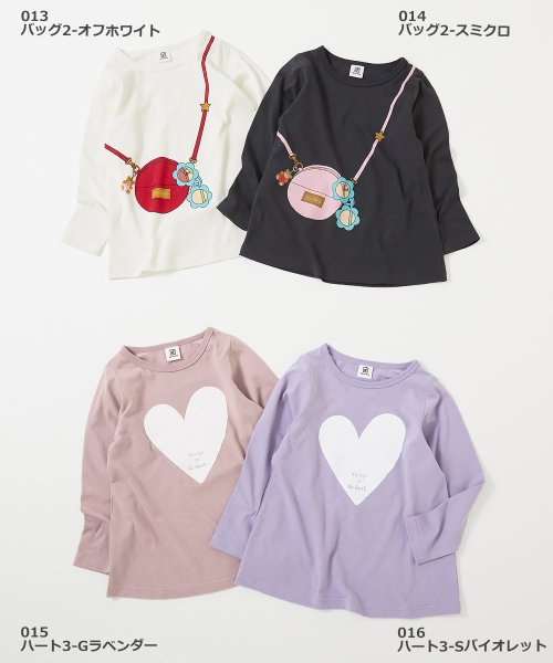 devirock(デビロック)/デビラボ プリント長袖チュニック 子供服 キッズ 女の子 トップス 長袖Tシャツ ロンT 綿100%/img04