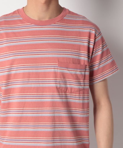 LEVI’S OUTLET(リーバイスアウトレット)/LEVI'S(R) VINTAGE CLOTHING 1940'S Tシャツ MARKET レッド STRIPE/img03