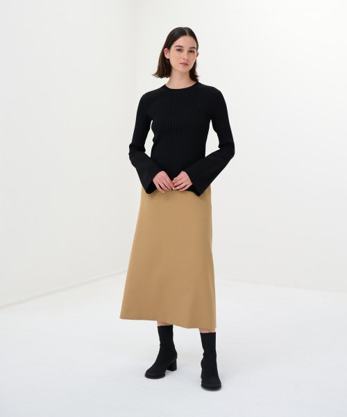 ウールサテンセミフレアスカート ウールサテンセミフレアスカート ウールサテンセミフレアスカート Z1497937708(11512円)