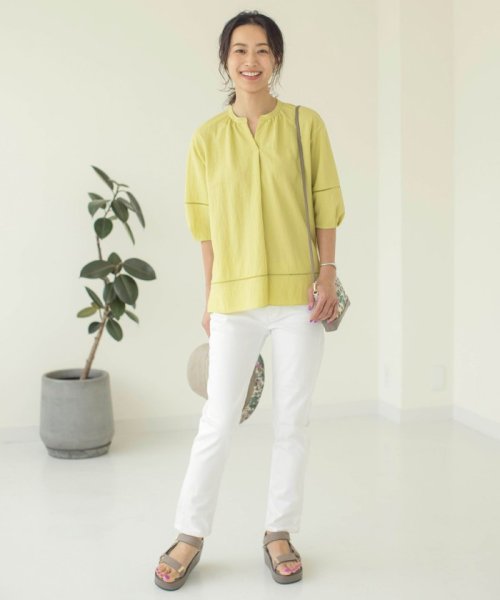 J.PRESS LADIES（LARGE SIZE）(J．プレス　レディス（大きいサイズ）)/【洗える】BASIC STRETCH DENIM スキニー パンツ/img12