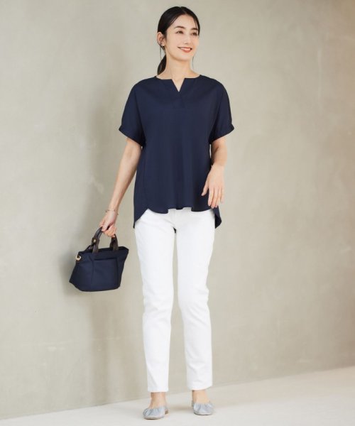 J.PRESS LADIES（LARGE SIZE）(J．プレス　レディス（大きいサイズ）)/【洗える】BASIC STRETCH DENIM スキニー パンツ/img15