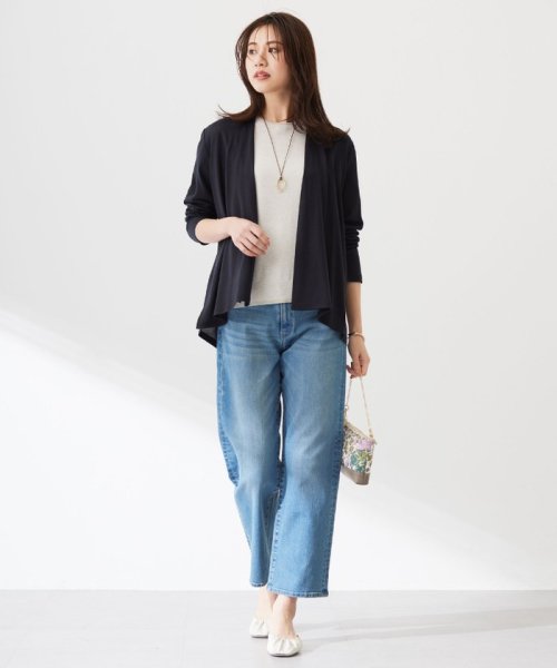 J.PRESS LADIES(J．プレス　レディス)/【洗える】BASIC STRETCH DENIM ボーイフィット パンツ/img11