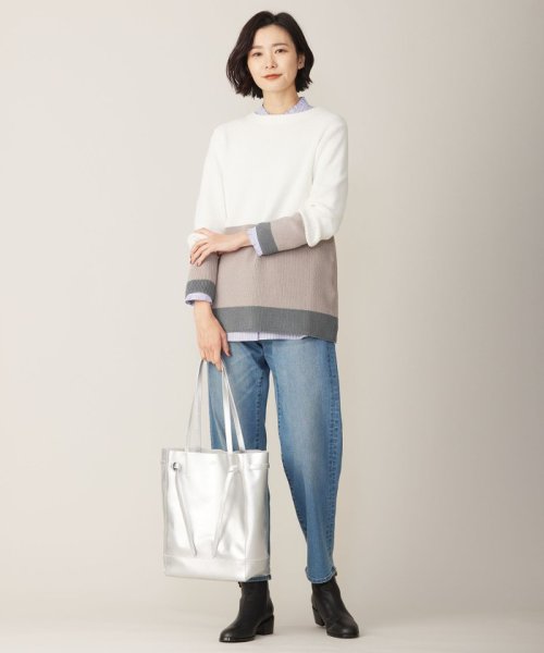 J.PRESS LADIES(J．プレス　レディス)/【洗える】BASIC STRETCH DENIM ボーイフィット パンツ/img16