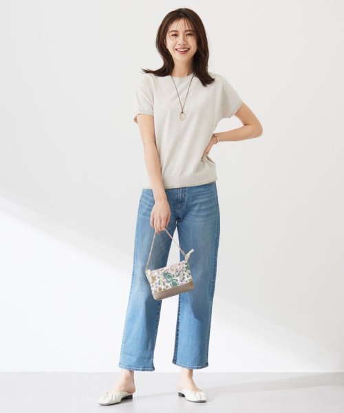 J.PRESS LADIES（LARGE SIZE）(J．プレス　レディス（大きいサイズ）)/【洗える】BASIC STRETCH DENIM ボーイフィット パンツ/img09