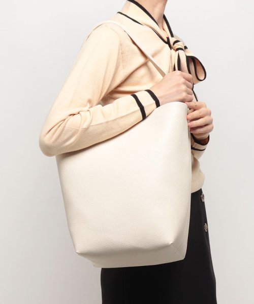  カシュカシュ cachecache / シュリンクミニマルシェイプバケツバッグL