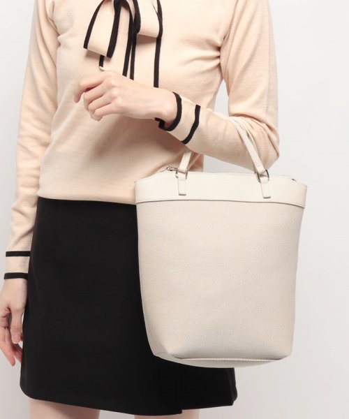  カシュカシュ cachecache / シュリンクミニマルシェイプバケツバッグL