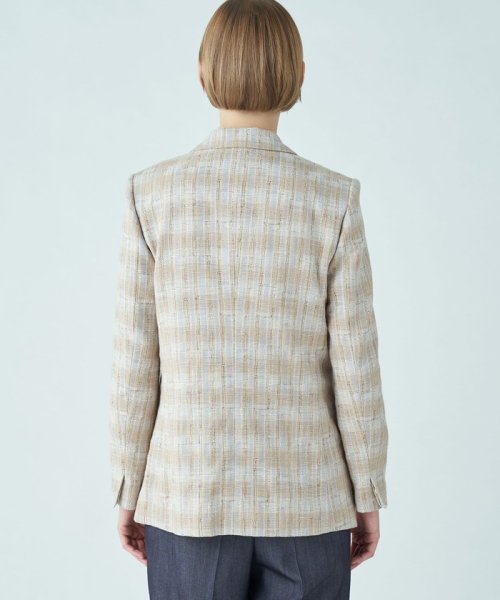 カラープラッドツイード ダブルブレストジャケット U1798551400(13860円)
