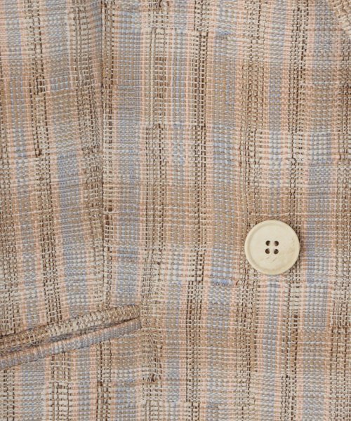 カラープラッドツイード ダブルブレストジャケット U1798551400(13860円)