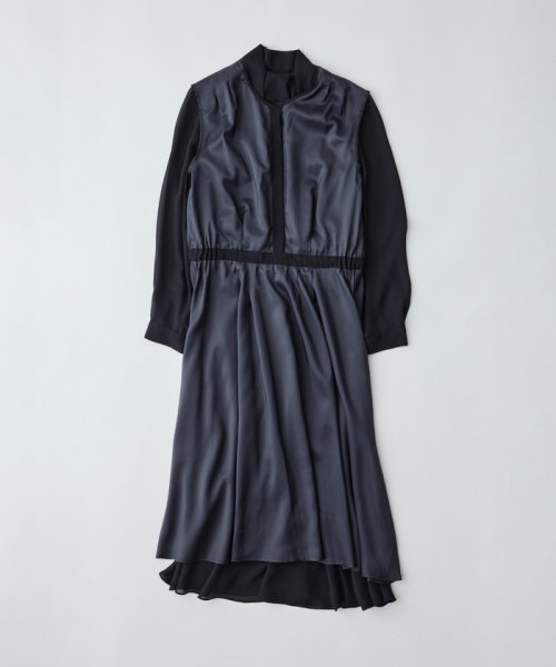 ジョーゼット シフォンプリーツワンピース【セレモニー対応】 品番 ジョーゼット シフォンプリーツワンピース 洗える トリアセテート