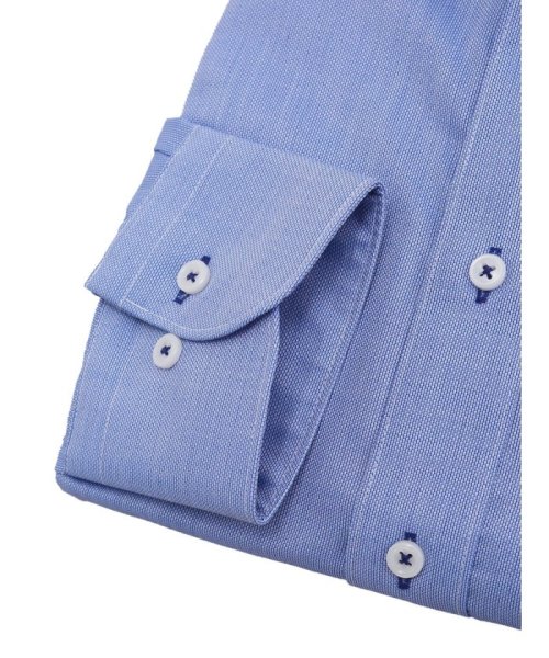 TAKA-Q(タカキュー)/形態安定 吸水速乾 スタンダードフィット ワイドカラー長袖シャツ シャツ メンズ ワイシャツ ビジネス ノーアイロン yシャツ ビジネスシャツ 形態安定/img02