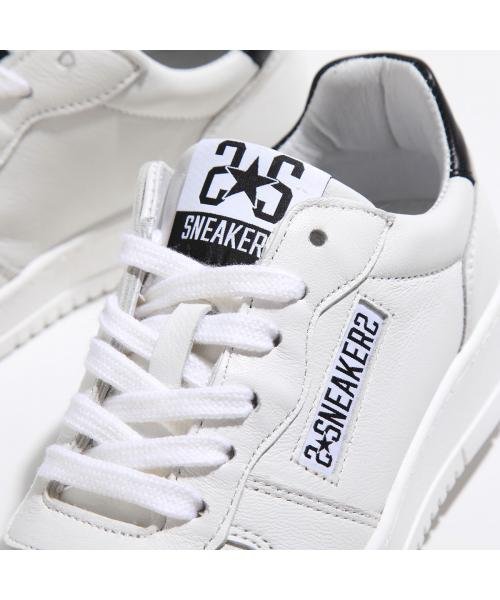 2STAR スニーカー 2SD4117－034 ローカット レザー 2STAR スニーカー ローカット