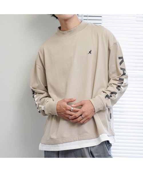 MAC HOUSE(men)(マックハウス（メンズ）)/KANGOL カンゴール モックネックロングスリーブTシャツ KPMC－10281－EC/img17