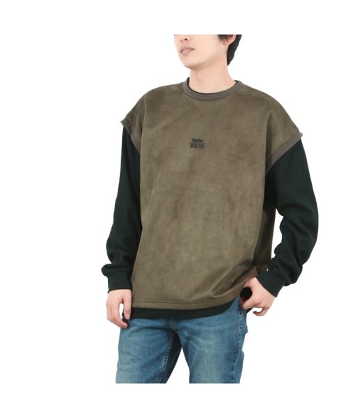 MAC HOUSE(men)(マックハウス（メンズ）)/MOSSIMO モッシモ ベストレイヤードTシャツ 3173－5800/img10