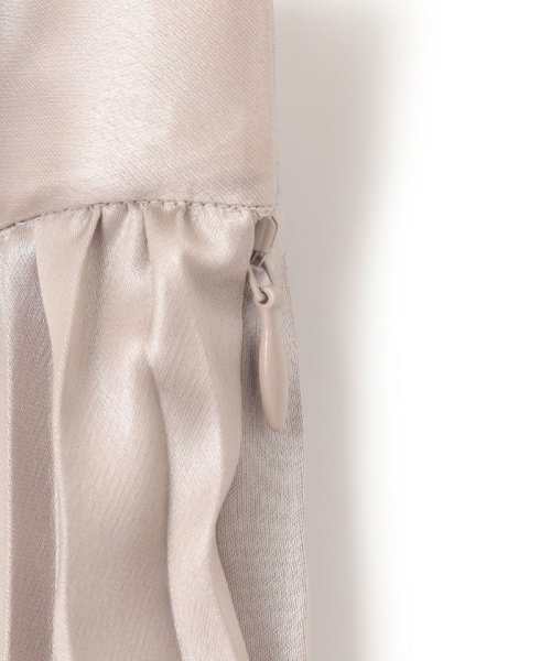 【洗える】レザーライク プリーツスカート 