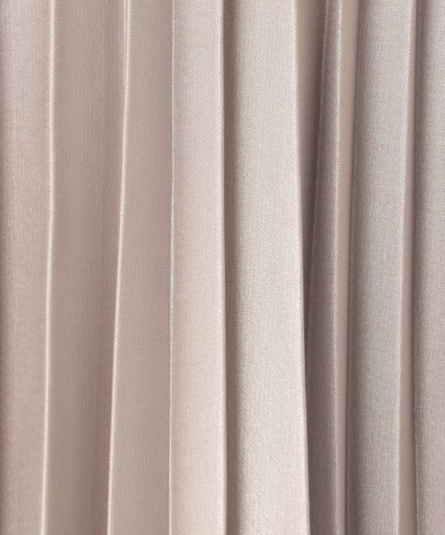 【洗える】レザーライク プリーツスカート 