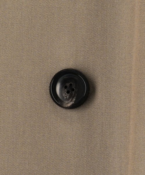 ウールコットンギャバジン トレンチコート ドーメル