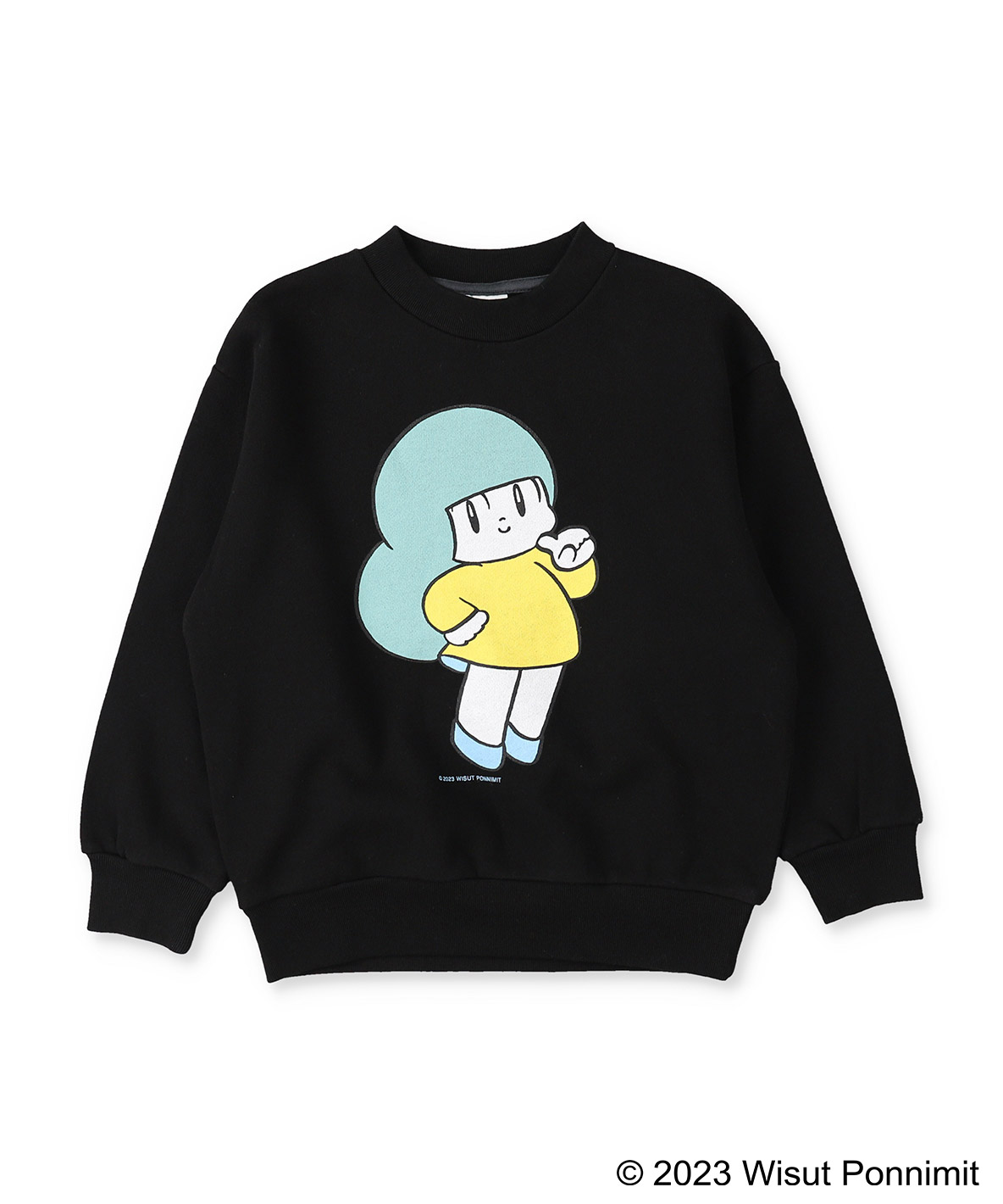 ★ハグオーワー　妄想カフェ　裏起毛トレーナー グルーヴィーカラーズ GROOVY COLORS 裏毛 マムアン THINK O