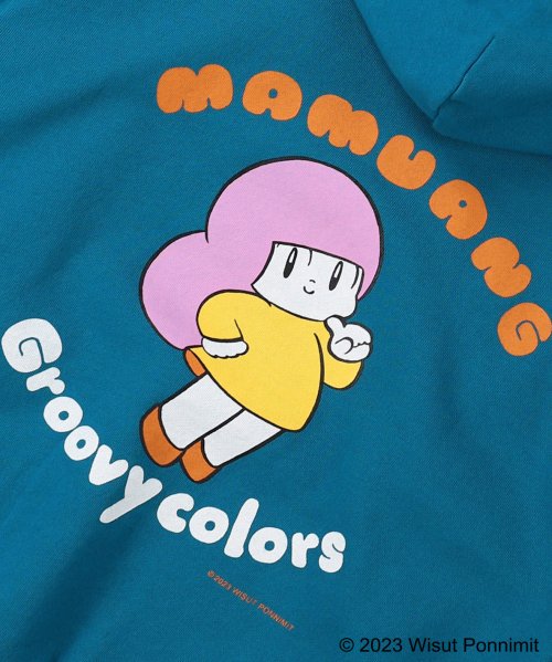 GROOVY COLORS(グルービーカラーズ)/裏毛 マムアン US パーカー/img11