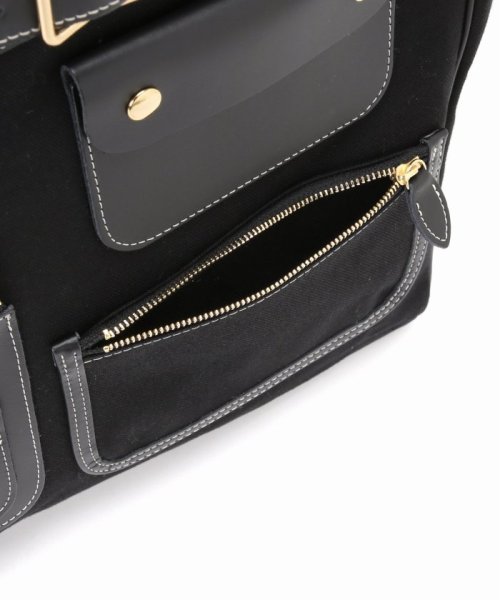 【YOUNG&OLSEN/ヤングアンドオルセン】STEAMERS CANVAS POCKET TOTE YOUNG&OLSEN/ヤングアンドオルセン FRAMeWORK