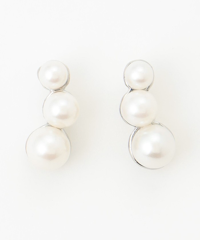 パールラインピアス(505798986)｜阪急百貨店公式通販サイト