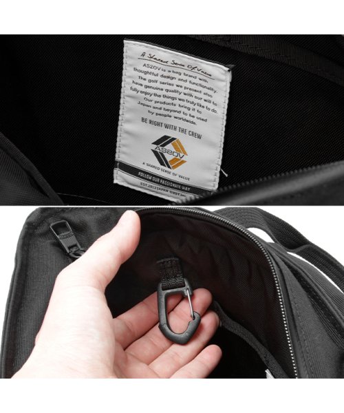 アッソブ ゴルフ トートバッグ カートバッグ カートトート ラウンドバッグ メンズ ブランド 撥水 防水 AS2OV GOLF 152300 CORDURA FINE 1000D TEX