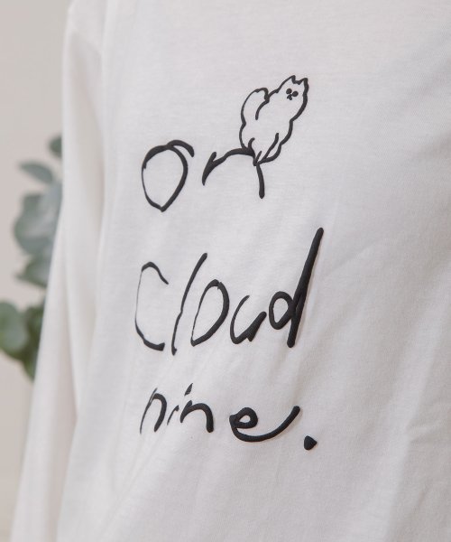 POU DOU DOU(プードゥドゥ)/on cloud nine発泡プリントロンTee/img17