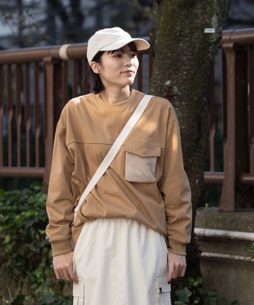 S'more(スモア)/【 S'more / 2WAY pocket l/s big t shirts 】2WAY長袖Tシャツ/img03