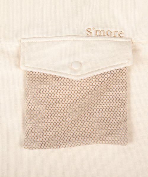 S'more(スモア)/【 S'more / 2WAY pocket l/s big t shirts 】2WAY長袖Tシャツ/img10